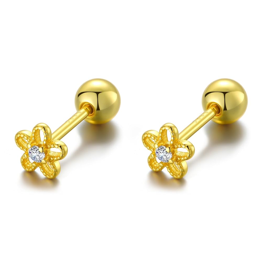 お薦め★ピアス ゴールド　付属品なし ピアス 金属アレルギー つけっぱなし キャッチ メンズ